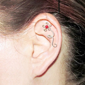 Cercel piercing Floare - Artynos.ro