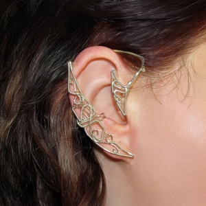 Cercel ear cuff Elven Moon - UNISEX, Bijuterii, Cercei, Cercei și ornamente pentru urechi, Confecționarea bijuteriilor, ARTYNOS