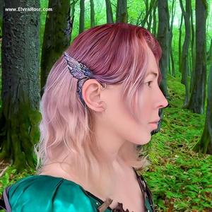 Cercei ear wrap Purple Fairy Wing - bijuterii - cercei - cercei și ornamente pentru urechi - Artynos.ro