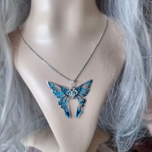 Pandantiv Blue Fairy Wings - Artynos.ro