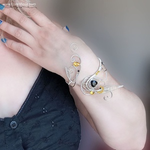 Set bijuterii Spiral Elegance - accesorii nuntă - bijuterii mireasă - set bijuterii de mireasă - Artynos.ro