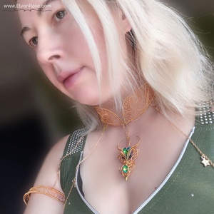Colier Dragon Lady. Unicat - Artynos.ro