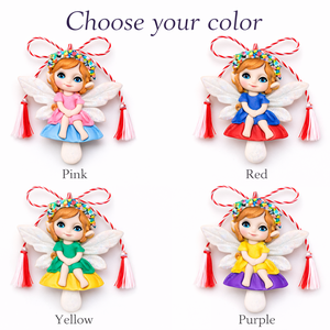 Broșă Mărțișor Zâna Primăverii - bijuterii - mărțișor - Artynos.ro