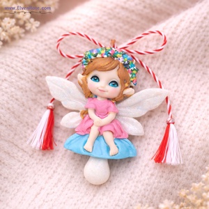 Brosa Martisor Zana Primaverii, Bijuterii, Martisor, Confectionarea bijuteriilor, ARTYNOS