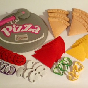 Farfurii din pâslă (set de făcut pizza) -  - Artynos.ro
