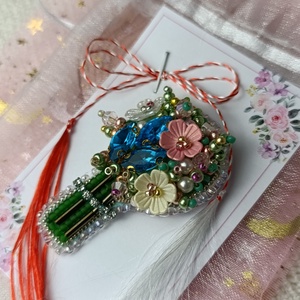Broșă buchet de flori  - Artynos.ro