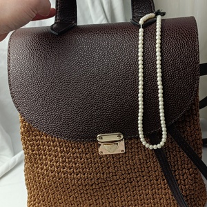 Ghiozdan croșetat manual  - geantă și husă - geantă pentru cumpărături - geantă shopper, geantă tote, geantă textilă - Artynos.ro