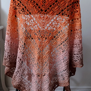 Poveste de toamna sal crosetat manual din bumbac  - Artynos.ro