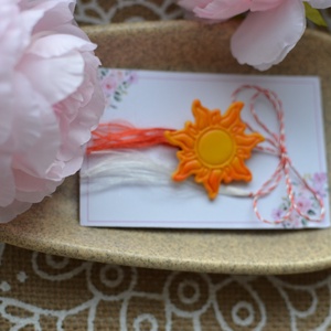 Mărțișor soare - bijuterii - mărțișor - Artynos.ro