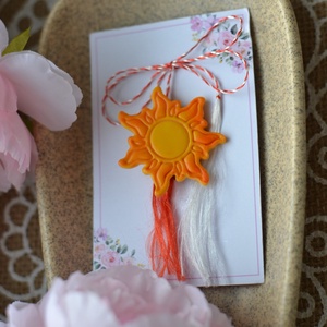 Mărțișor soare - bijuterii - mărțișor - Artynos.ro