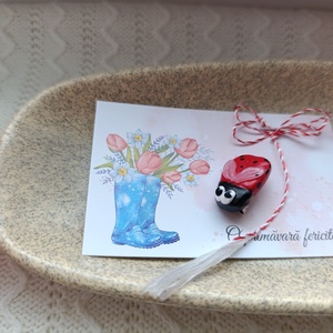 Mărțișor buburuză  - bijuterii - mărțișor - Artynos.ro