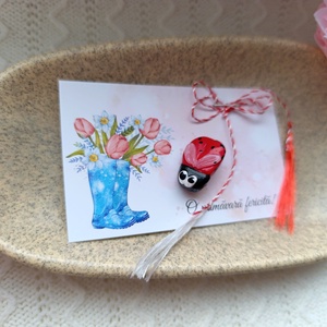 Mărțișor buburuză  - bijuterii - mărțișor - Artynos.ro