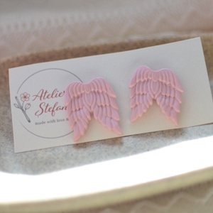 Cercei aripi de înger  - bijuterii - cercei - cercei cu figurine - Artynos.ro