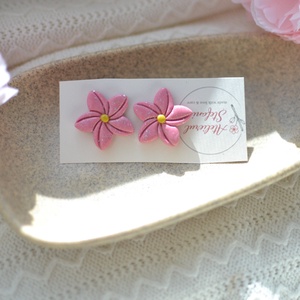 Cercei floare  - bijuterii - cercei - cercei cu figurine - Artynos.ro