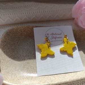 Cercei fluture  - bijuterii - cercei - cercei lungi - Artynos.ro