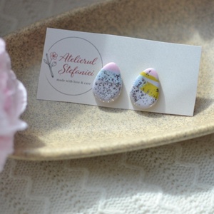 � Cerceluși handmade � colecție primăvară/Paște � - bijuterii - cercei - cercei cu figurine - Artynos.ro