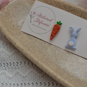 Cerceluși handmade � colecție primăvară/Paște � - bijuterii - cercei - cercei cu figurine - Artynos.ro