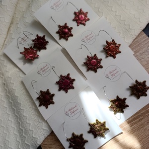Cercei handmade Soare �  - bijuterii - cercei - cercei lungi - Artynos.ro