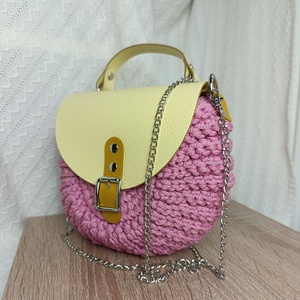 Geanta Sweet Sunburst- crosetata manual, Genti si portofele, Genti de mana si umar, Geanta crossbody, Crosetat, ARTYNOS
