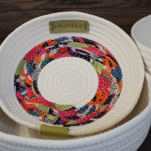 Natural rope basket set (3 pcs) - casă & stil de viață - materiale de depozitare și sortare - coșuri depozitare - Artynos.ro
