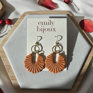 Cercei handmade din lut polimeric - bijuterii - cercei - cercei lungi - Artynos.ro