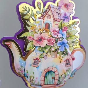 Set cake topper 3D Gradina Zanelor - casă & stil de viață - decorațiuni de casă - decorațiuni de masă și rafturi - decorațiuni de masă - Artynos.ro