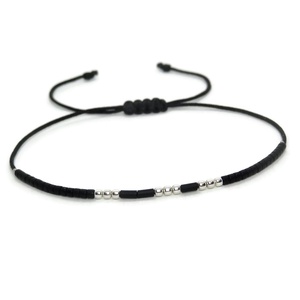 Bratara minimalista personalizata - Smile - cod morse / Bratari personalizate - bijuterii - brățări - brățară cu mărgele - Artynos.ro