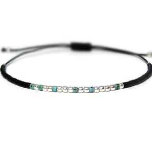 Bratara minimalista personalizata - Traveler - cod morse / Bratari personalizate - bijuterii - brățări - brățară cu mărgele - Artynos.ro