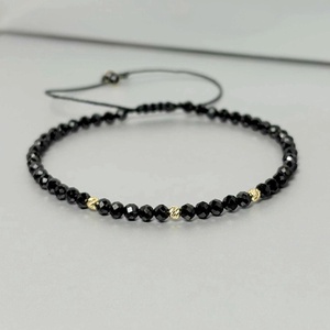 Bratara turmalina Dark Radiance - bijuterii - brățări - brățări din mărgele - Artynos.ro