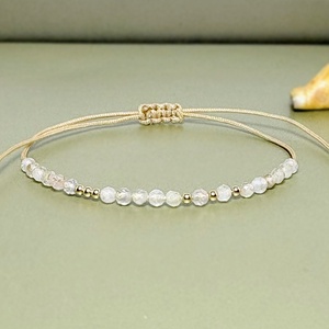 Bratara aur filat 14K / Gold Filled si citrin - Abundance Glow - bijuterii - brățări - brățări din mărgele - Artynos.ro