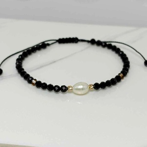 Bratara turmalina neagra - piatra protectie  - bijuterii - brățări - brățări din mărgele - Artynos.ro