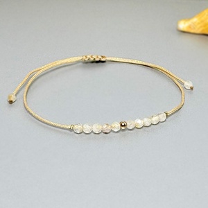 Bratara aur filat 14K / Gold Filled si citrin - Abundance Glow - bijuterii - brățări - brățări din mărgele - Artynos.ro