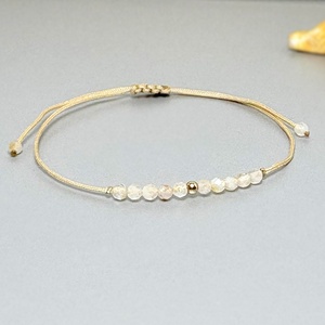 Bratara aur filat 14K / Gold Filled si citrin - Abundance Glow - bijuterii - brățări - brățări din mărgele - Artynos.ro