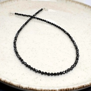 Colier protectie din turmalina neagra - Noir Shield - bijuterii - coliere - coliere din pietre semiprețioase - Artynos.ro