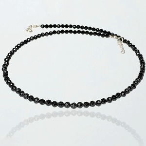 Colier protectie din turmalina neagra - Noir Shield - bijuterii - coliere - coliere din pietre semiprețioase - Artynos.ro