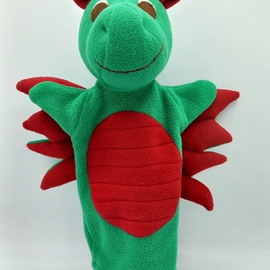 Dragonul verde     păpușă de mână      , Jucării și echipamente pentru copii, Marionete, Mănuși marionete, Păpuși și fabricare de marionete, ARTYNOS