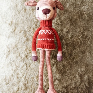 Cerbul Bakacsin – Jucarie uriasa premium crosetata amigurumi (40 cm), Jucarii si echipamente pentru copii, Plusuri, Papusa crosetata, papusa de plus, Crosetat, Cusatura, Faceti cunostinta cu cerbul Bakacsin, cel mai mare locuitor urias din eNKi-s world! 🦌✨Daca esti in ..., ARTYNOS