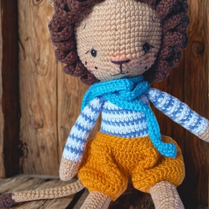 Printul Roar � Leu amigurumi premium crosetat - Artynos.ro