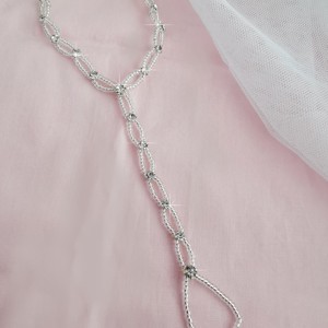 Strass, argintiu bijuterie pentru picioare - accesorii nuntă - bijuterii mireasă - brățări mireasă  - Artynos.ro