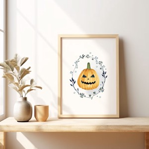 Halloween arta de perete, poster dovleac, imagine de toamna, , , ARTYNOS