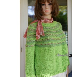 LAPO LUX - pulover tricotat manual din cașmir exclusiv babyalpaca - îmbrăcăminte și modă - haine damă - hanorace, cardigane - Artynos.ro