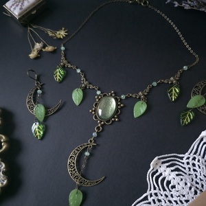 Moonbound set  - bijuterii - coliere - coliere cu pandative - Artynos.ro