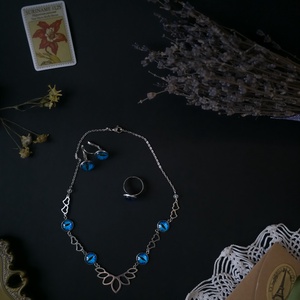 Iris set , Bijuterii, Coliere, Coliere cu pandative, , ARTYNOS