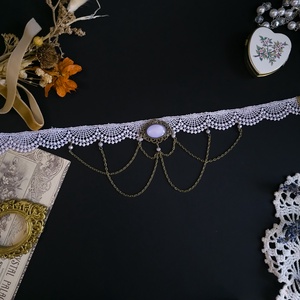 Violetta necklace  - bijuterii - coliere - chockere - Artynos.ro