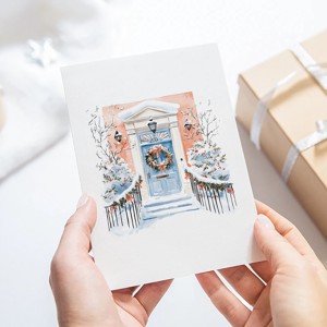 Carte poștală de Crăciun, felicitare, set cadou 3 buc -  - Artynos.ro