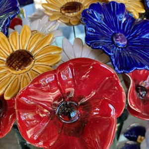 Floare de grâu � floare din ceramică realizată manual - casă & stil de viață - decorațiuni de casă - accesorii florale - flori la fir - Artynos.ro