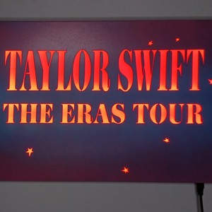 Taylor Swift - pictură murală iluminată - casă & stil de viață - decorațiuni de casă - picturi murale - artă de perete din lemn - Artynos.ro