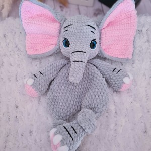 Prieten de somn Elefant, Jucarii si echipamente pentru copii, Plusuri, Elefant de plus, Crosetat, ARTYNOS