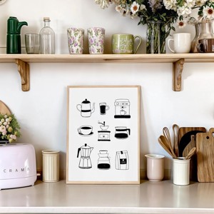 Poster de cafea, decor de perete bucătărie, imagine -  - Artynos.ro