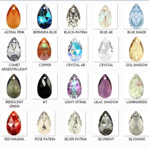 Swarovski cristal 16-28 mm picătură set în mai multe culori -  - Artynos.ro